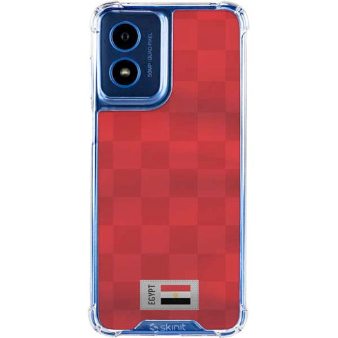 Egypt Soccer Flag Moto G Play 4G (2024) Clear Case